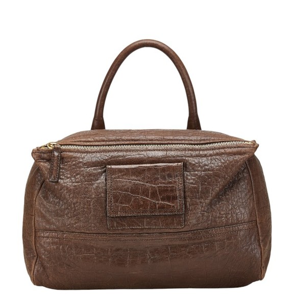 Givenchy Pandora one-shoulder bag in brown leather for women. - Picture 1 of 10